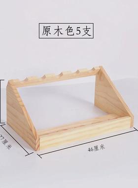 简易实木红酒架实木酒瓶架斜家用现代客厅酒柜葡萄酒摆件放木架子