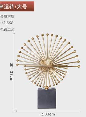 创意玄关金属摆件轻奢现代简约客厅酒柜电视柜北欧家居装饰品批发