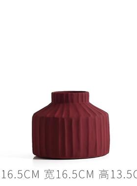 工艺品陶瓷花瓶创意家居摆件现代简约饰品北欧客厅餐桌插花花器