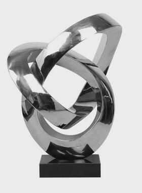 不锈钢工程雕塑制作大型景观户外抽象金属城市校园林广场雕塑摆件