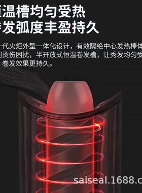 Cedcer HuiHao汇豪 多色可选全自动螺旋电动旋转卷发棒懒人卷发器