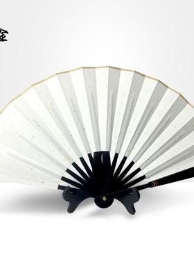 新款9寸中国风扇子合金绢布金属折扇精美流苏功夫舞蹈扇