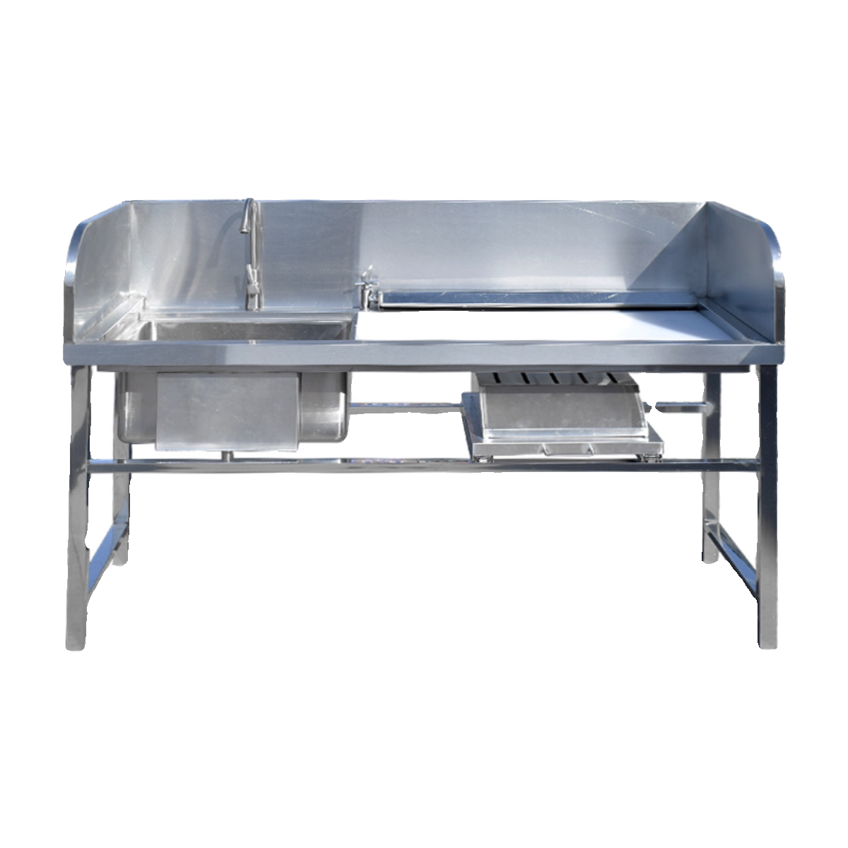 不锈钢杀鱼台商用杀鱼工作台宰杀台超市酒店饭店海鲜水产洗刷台,淘宝优惠券,粉丝福利购,淘宝优惠卷