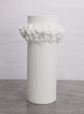 欧式创意家居棉花花器摆件样板房茶几酒柜树脂客厅简约软装工艺品