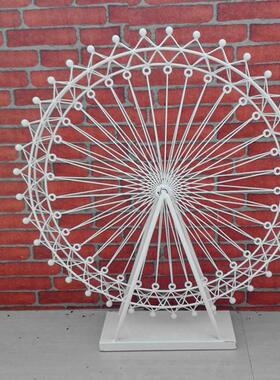 北欧创意摩天轮摆件家居摆设酒柜客厅电视柜办公室桌面工艺装饰品