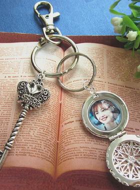 retro pocket watches, flip photos, necklaces, custom names,