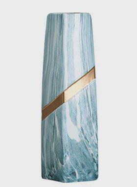 热销小清新陶瓷花瓶摆件客厅插花简约装饰品电视柜仿真插花器皿