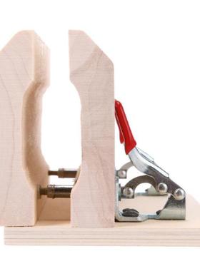 皮革diy卧式手缝木夹夹皮带木夹皮带缝线卧式