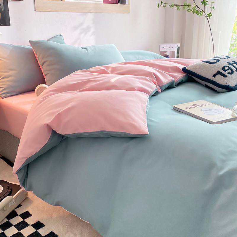 ins四件套被子纯水洗棉床单被套被罩学生宿舍床上用品全套4三件套,淘宝优惠券,粉丝福利购,淘宝优惠卷
