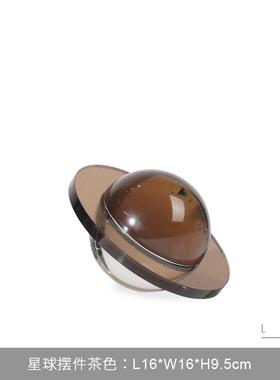 简约意式电视柜摆件展厅样板房间软装家居桌面玄关处摆设售楼处