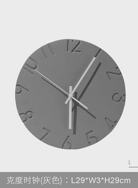 现代简约创意卡通动物时钟摆件办公室儿童房客厅书房玄关软装饰品