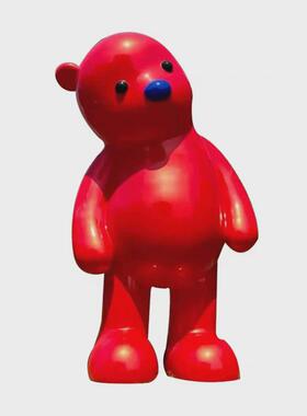 玻璃钢玻璃钢雕塑户外园林人物网红熊猫创意大型摆件卡通雕塑