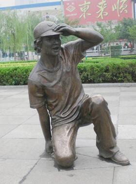 铸铜雕塑户外商业街人物动物摆件校园玻璃钢厂家铜雕塑仿铸铜雕塑