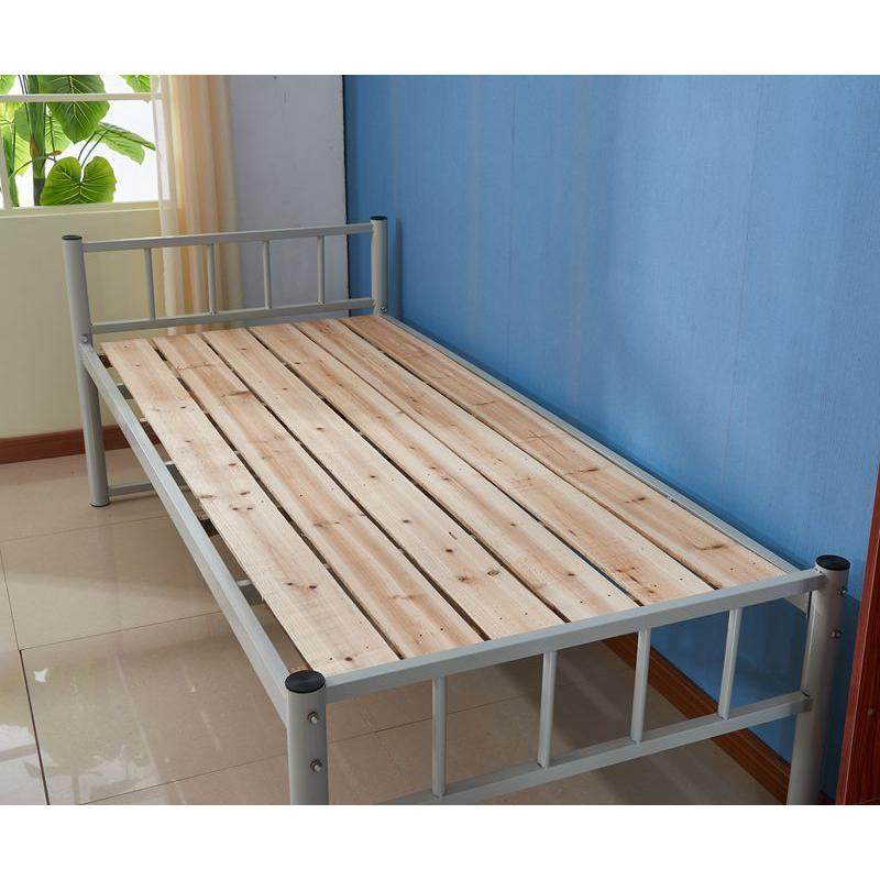 成人钢木床单人宿舍床铁艺床1.2米铁床工地床单层铁床双人床,淘宝优惠券,粉丝福利购,淘宝优惠卷