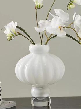 中古风新中式轻奢复古高级感装饰品玻璃花瓶风花插花器可混