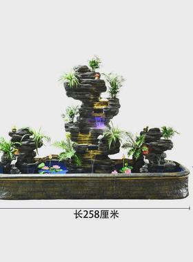 大型假山流水摆件水喷泉花园庭院鱼池鱼缸别墅造景景观叠家居