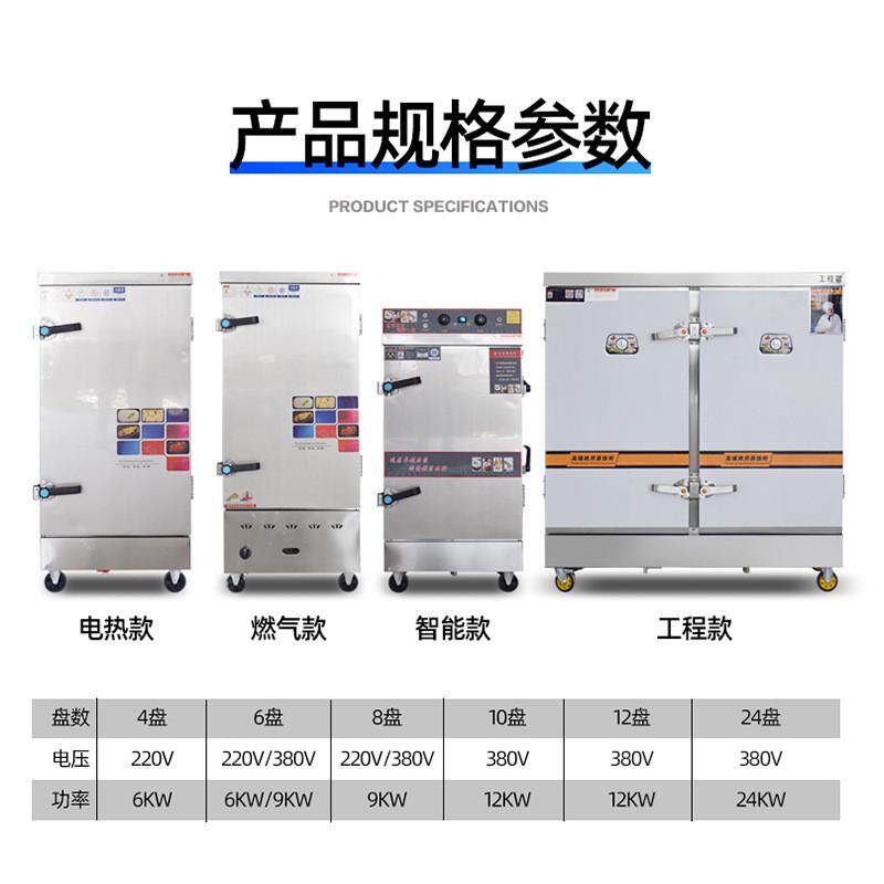 多功能蒸饭柜米饭馒头商用电热燃气不锈钢蒸饭机电蒸箱蒸饭车,淘宝优惠券,粉丝福利购,淘宝优惠卷