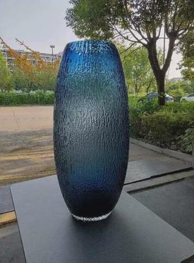 特大号落地菩提玻璃花瓶插花富贵竹马醉木吊钟家居餐厅水培摆件