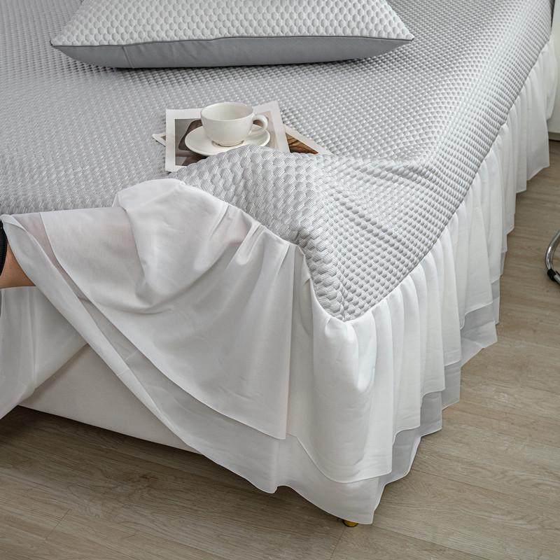 床裙款冰丝凉感豆豆凉席三件套空调软席子可水洗机洗折叠夏季床罩,淘宝优惠券,粉丝福利购,淘宝优惠卷