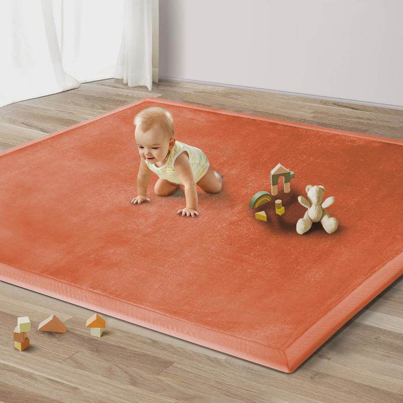 Simple living room carpet thickened flannel climbing mat bedroom bay window mat bedroom bedside children's tatami floor mat