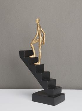 现代简约树脂攀登者餐厅办公室卧室客厅样板房电视柜饰品摆件直销