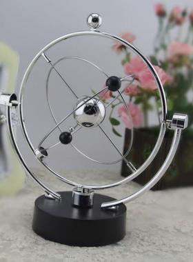 牛顿摆球碰碰球永动机仪磁悬浮混沌小摆件办公桌创意家居装饰品