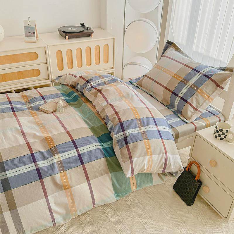 全棉学生宿舍床垫套保护套纯棉床单套罩全包拉链床笠三件套可定制,淘宝优惠券,粉丝福利购,淘宝优惠卷