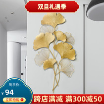 Light Extravagant Modern Ginkgo Biloba Solid Wall Decoration Living-room Sofa Background Wall Decoration Pendant Hallway Genguan Decoration Painting