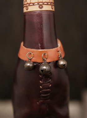 脱毒罂粟牛皮复古手工真皮爱情鹿