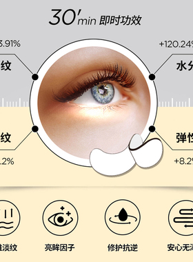 润百颜眼膜淡化细纹紧致眼周新款