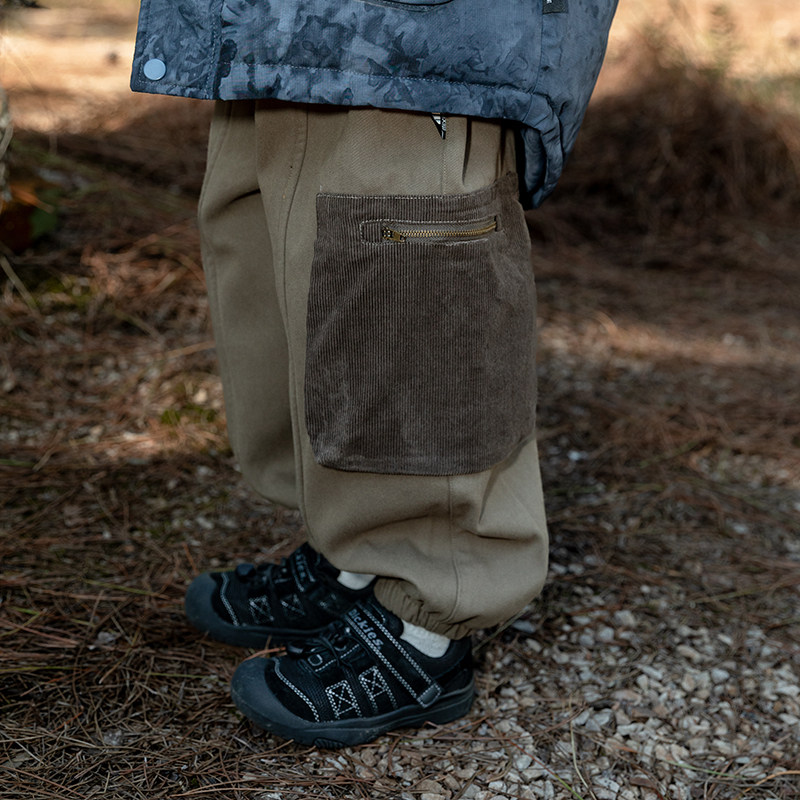 米修叻男童加绒裤子冬装时尚工装裤休闲大口袋冬季儿童一体绒秋冬,淘宝优惠券,粉丝福利购,淘宝优惠卷