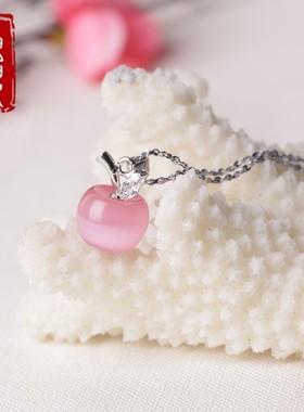 韩版小苹果男女士情侣式猫眼石