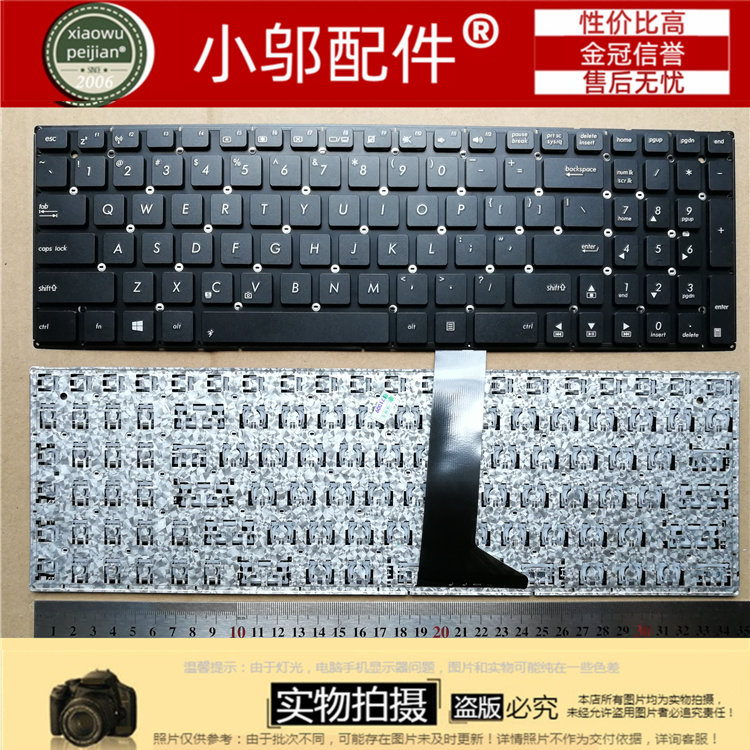 ASUS华硕F550 V K550 ln/d/vd A550C W50J X552V/E Y582键盘 RU-图0