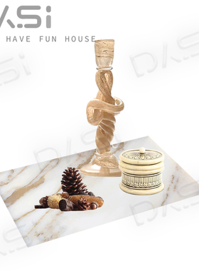 桌面复古轻奢客厅金属