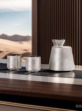 新中式样板间茶几摆件套装