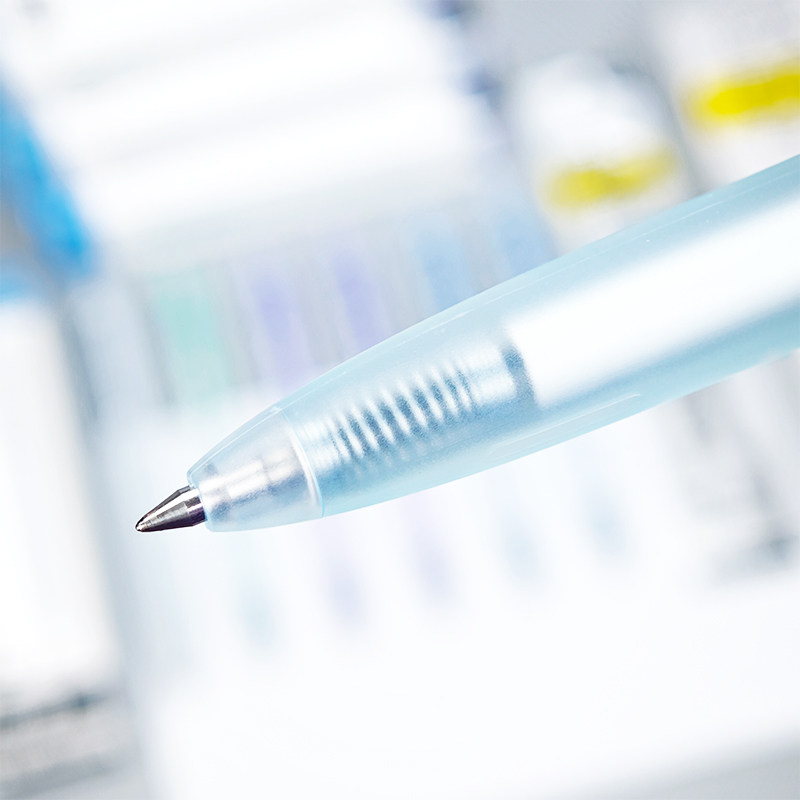 点石制笔DS-0154冰透色时空舱中性笔按动静音0.5mm学生黑笔刷题笔,淘宝优惠券,粉丝福利购,淘宝优惠卷