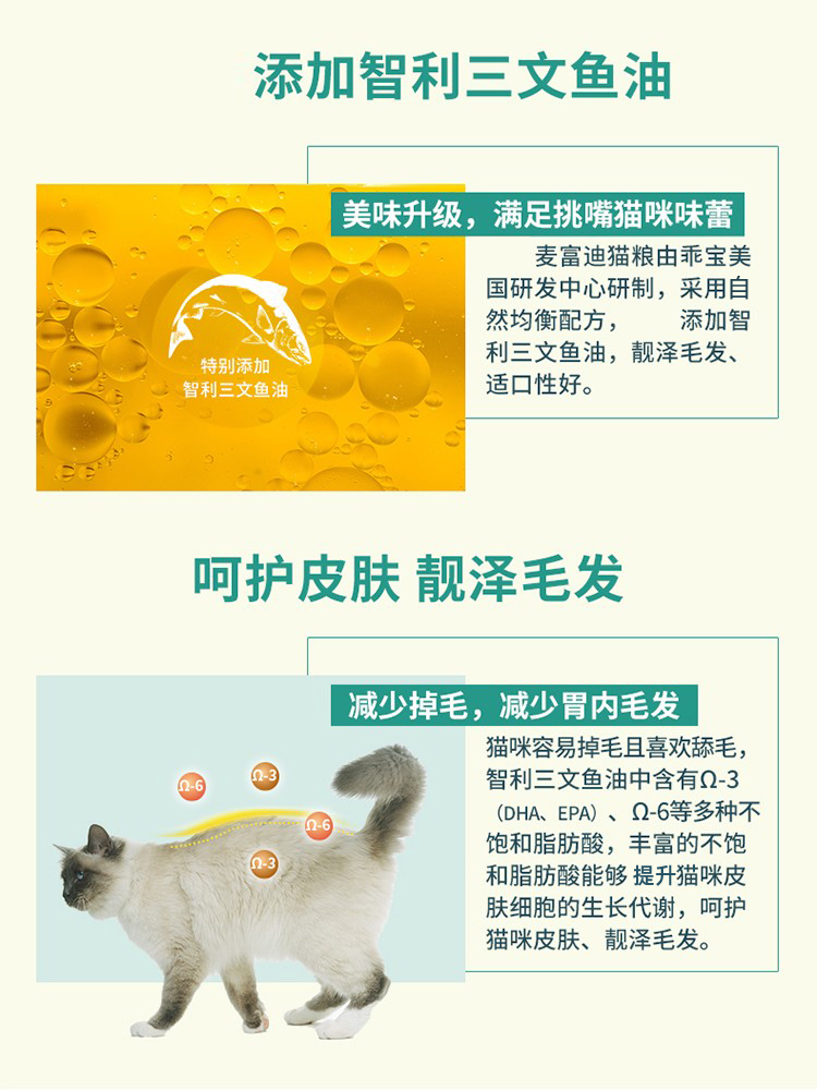 麦富迪猫粮三文鱼磷虾鱼油成猫幼猫粮英短美短营养增肥全价天然粮 - 图1