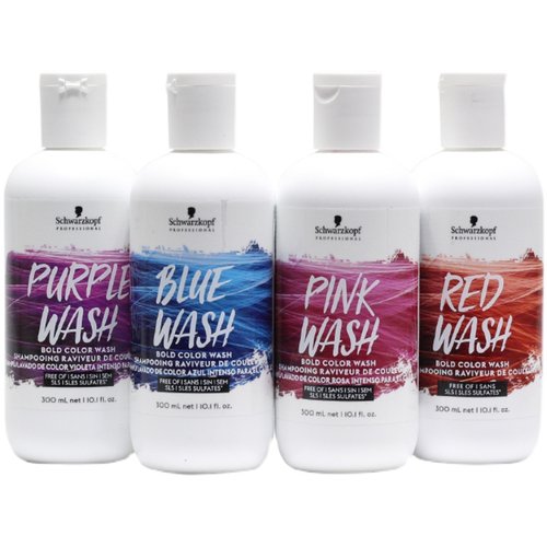 德国施华蔻固色洗发水锁色护色染色紫色灰色去黄洗发水color Wash