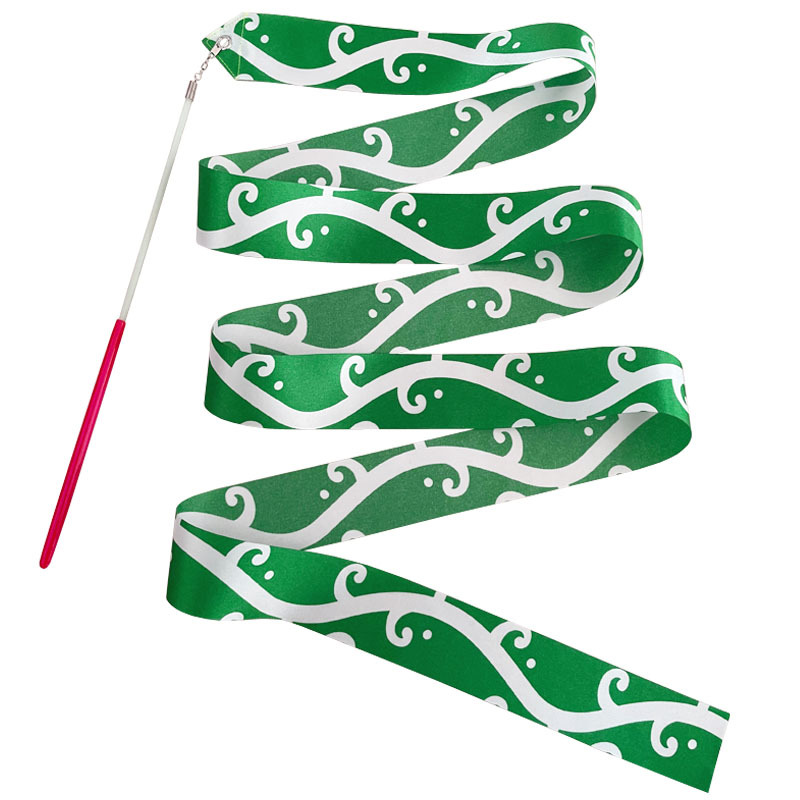 2米渐变艺术体操彩带浪花绸带舞蹈道具丝带儿童早教演出玩具飘带 - 图2