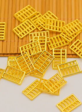 招财2cm算盘塑料摆件百福缸摆件