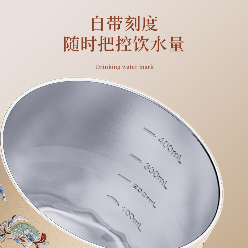 bottledjoy敦煌飞天吨吨杯国风桌面马克杯带盖顿顿墩墩杯子新款 - 图1