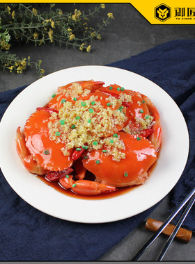 仿真海鲜中餐食品模型香辣小龙虾