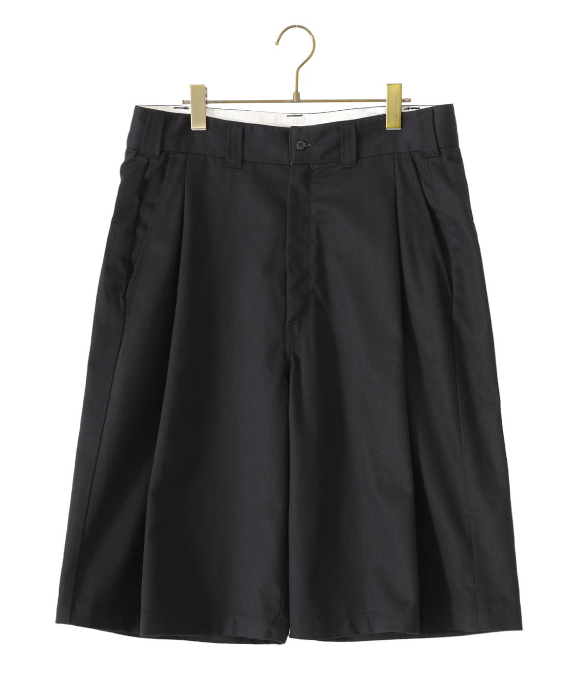 COOTIE C/R TWILL RAZA 1TUCK SHORTS 23SS 单褶宽松6分西装短裤 - 图2