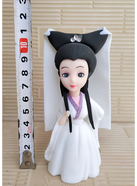 软陶许仙白娘子手办摆件传奇白蛇白素贞卡通公仔玩偶娃娃泥塑泥人