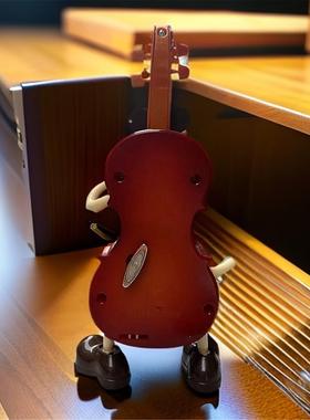 创意吉他周边小提琴八音盒音乐盒摆件实用高级感男孩生日礼物女生