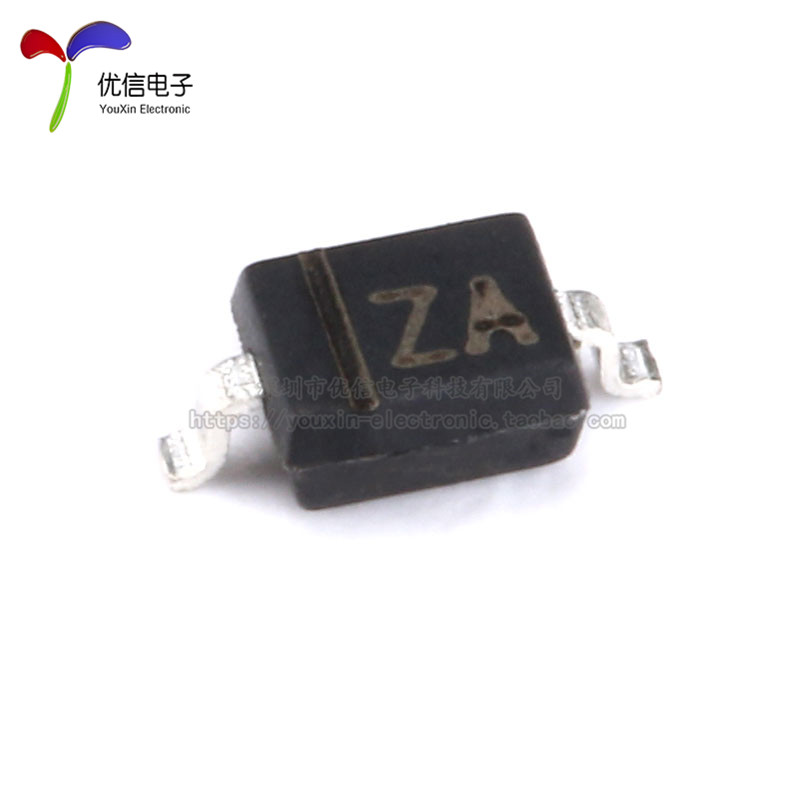 原装正品 CESD5V0D3丝印ZA SOD-323 5.0V单向 ESD二极管（20只）-图0