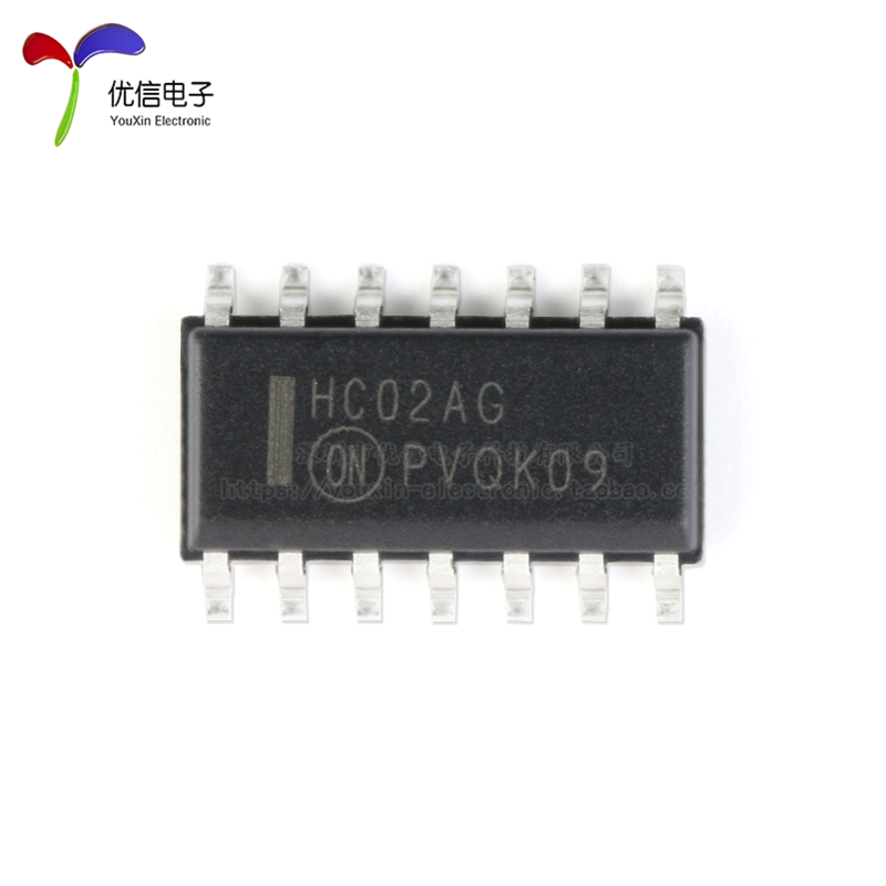 原装正品 MC74HC02ADR2G SOIC-14 四路2输入或非门 贴片逻辑芯片 - 图0