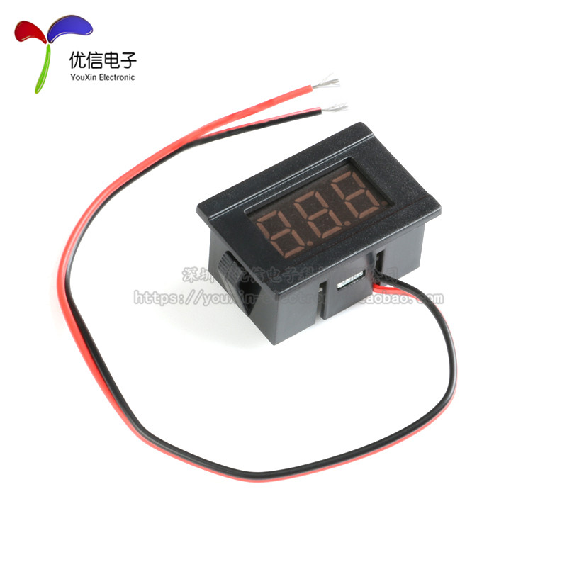 原装正品0.36英寸直流电压表头4.5-30V/4.5-120V 两线LED数字显示 - 图1