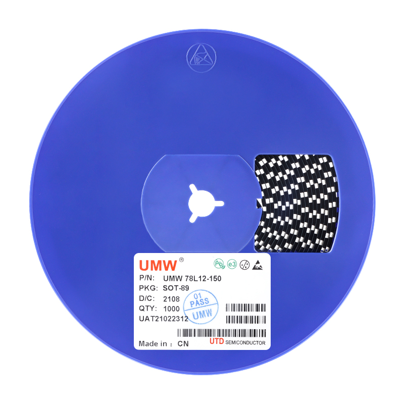 原装正品 UMW 78L12-150ma SOT-89输出12V/150mA线性稳压器芯片-图0