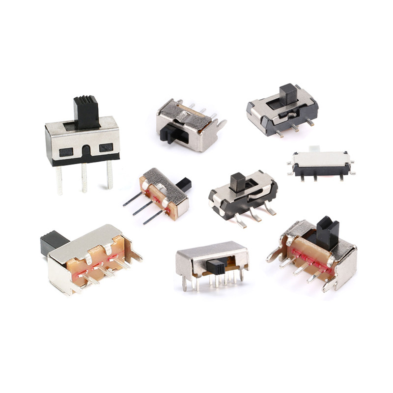 拨动开关单双排直插贴片卧式小微型电源滑动档位开关2/3档3/4脚,淘宝优惠券,粉丝福利购,淘宝优惠卷